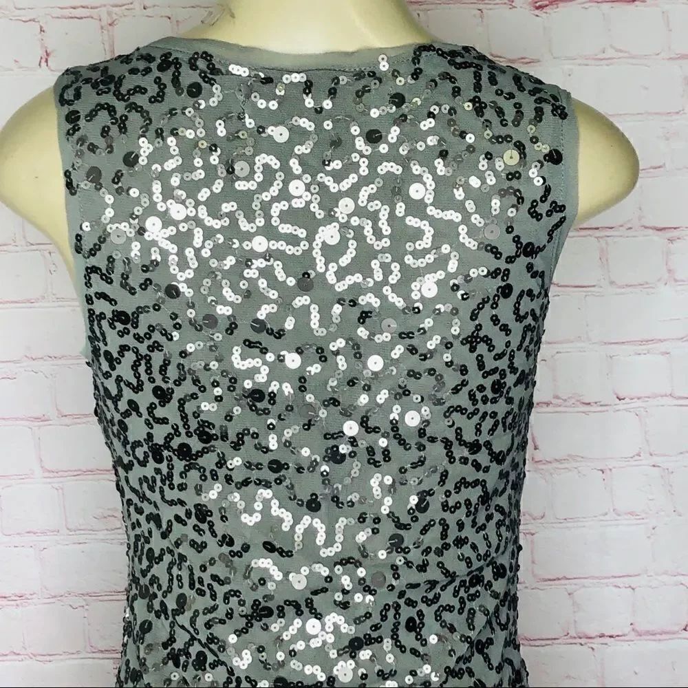 Max studio Grey sequin dress - Picture 3 of 7